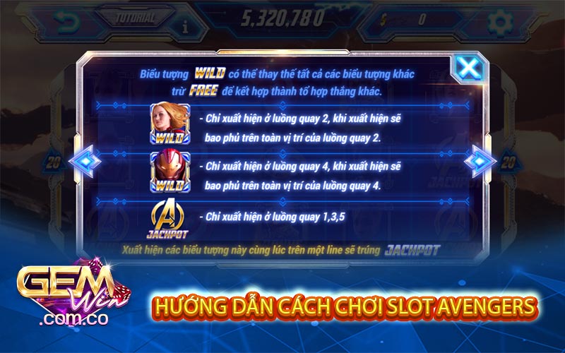 Huong Dan Cach Choi Slot Avengers