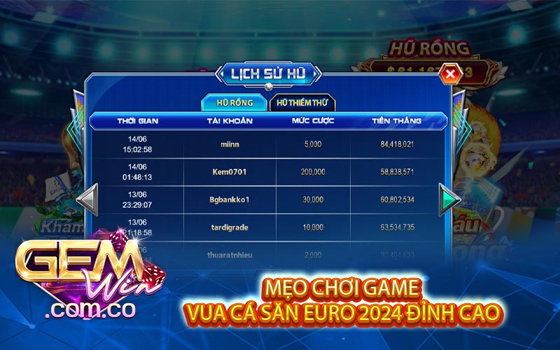 Meo Choi Game Vua Ca San EURO 2024 Dinh Cao