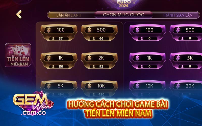 Huong Cach Choi Game Bai Tien Len Mien Nam