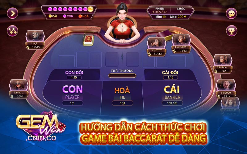 Huong Dan Cach Thuc Choi Game Bai Baccarat De Dang