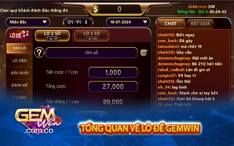 Tong Quan Ve Lo De Gemwin