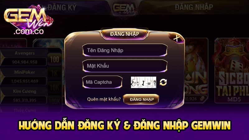 Gemwin – Cổng Game Bài Đại Uy Tín Toàn Cầu Mới Nhất 2025 4 Hướng dẫn đăng ký đăng nhập gemwin
