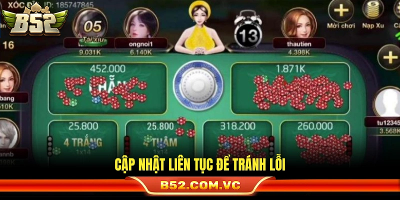Liên tục cập nhật để ngăn ngừa sự cố